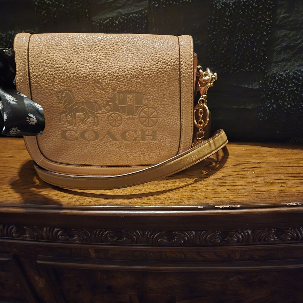 Coach Colorblock Horse And Carriage Saddle Crossbody Bag